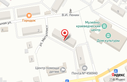 Управление социальной защиты населения Кусинского муниципального района на карте