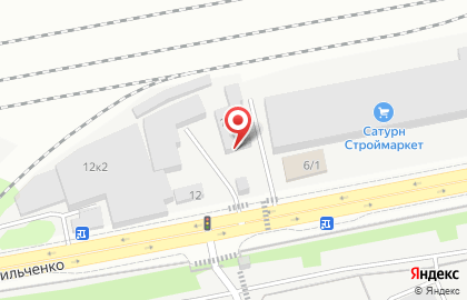 Строймаркет Сатурн на улице Васильченко на карте