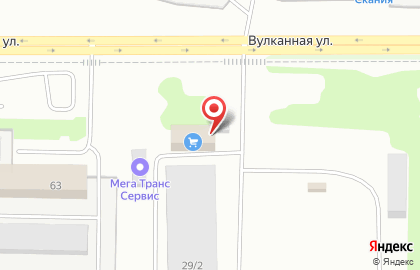 Транспортная компания Мега Транс Сервис в Петропавловске-Камчатском на карте