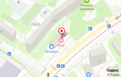 Юля на карте