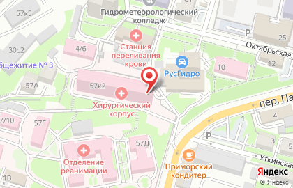 Банкомат Приморье на Алеутской улице на карте