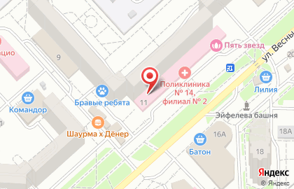 Компания грузоперевозок Абаб 5+ в Советском районе на карте