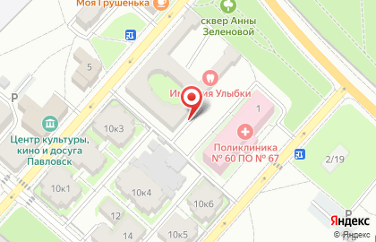 Талион в Песчаном переулке на карте