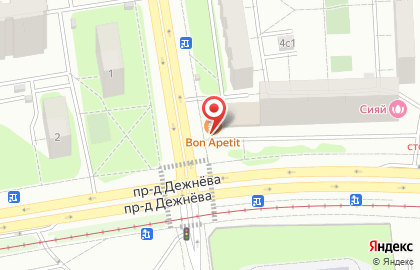 Киоск по продаже фруктов и овощей, район Южное Медведково на карте