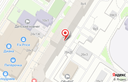 Магазин сантехники Сантех мастер на Прибрежной улице на карте