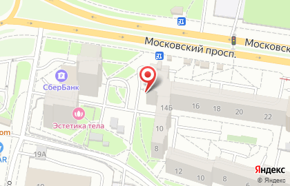 Зелёный город на Московском проспекте на карте