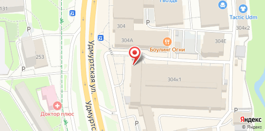 Стоматология Маэстро на Удмуртской улице на карте