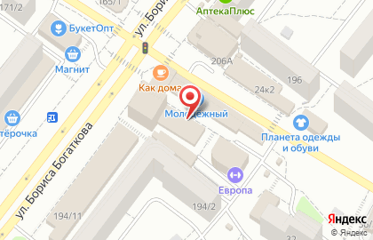 Фирменный магазин Коченевская птицефабрика на улице Федосеева на карте