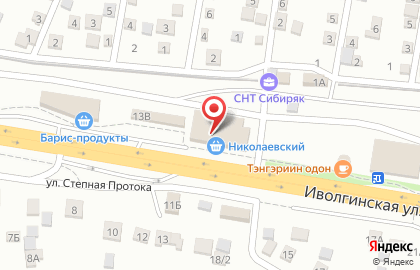 Крона в Советском районе на карте