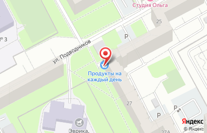 Продуктовый магазин в Перми на карте