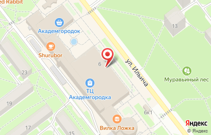 Маникюрный магазин Hameleonail в Советском районе на карте