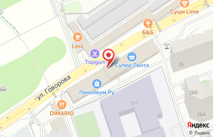 Агентство по автострахованию Tiger на улице Говорова на карте