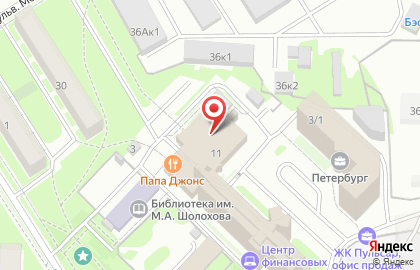 Сеть американских пиццерий Papa John`s на карте