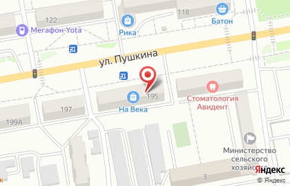 Микрофинансовая организация Отличные наличные на улице Пушкина на карте