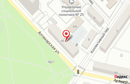 Общежитие на Ботанической на карте