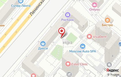 ООО МФК «МосСберФонд» в Ломоносовском районе на карте