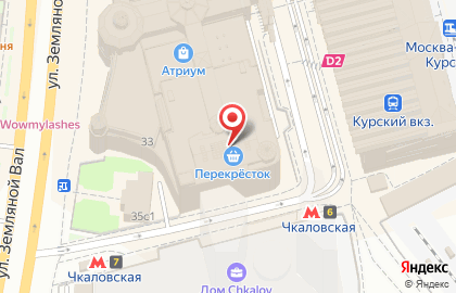 Магазин Lav`z на улице Земляной Вал на карте