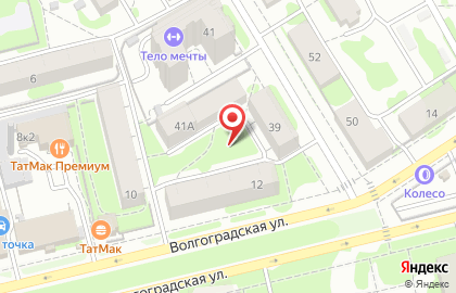 Бизон на Волгоградской улице на карте