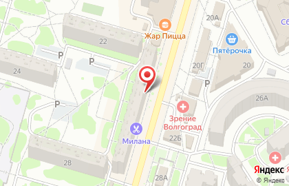 Магазин мясной продукции в Красноармейском районе на карте