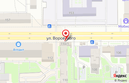 Магазин Белорусский базар на улице Воровского на карте
