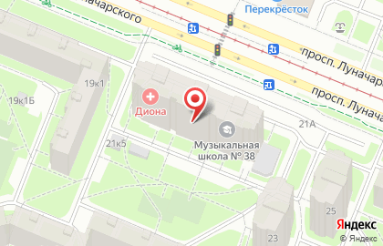 СтройКонВент на проспекте Луначарского на карте