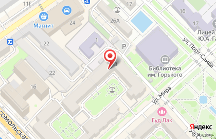 ТДС на улице Мира на карте