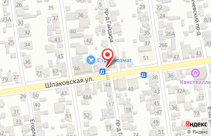 Цветочный магазин в Ставрополе на карте