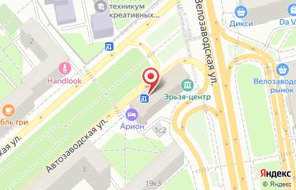 Услуги эвакуатора Автозаводская на карте
