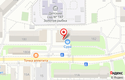 Магазин Хозтовары в Первомайском районе на карте