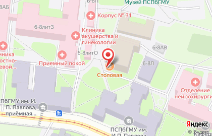 Столовая на ул. Льва Толстого, 6/8 к33 на карте