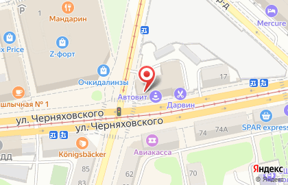Ремонтная мастерская в Ленинградском районе на карте