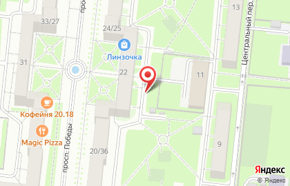 1C на улице Победы 22 на карте