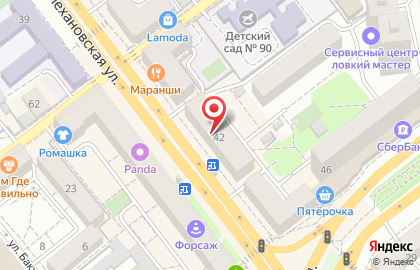 Салон оптики VISIO на Плехановской улице на карте