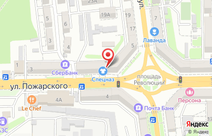 Магазин Фарн на улице Пожарского на карте