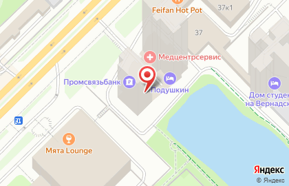 Центр Вавилон-Ассистанс на проспекте Вернадского на карте