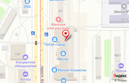 Банкомат Банк ВТБ 24 на проспекте Карла Маркса, 99 на карте