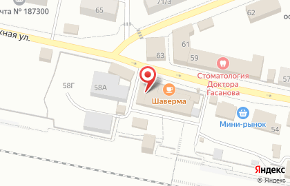 Продуктовый магазин в Санкт-Петербурге на карте
