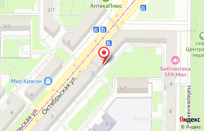 Банкомат КУБ на Набережной улице, 2 на карте