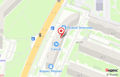 Вектор на Казанском шоссе на карте