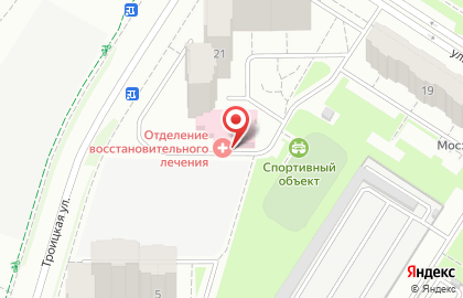 Отделение восстановительного лечения Мытищинская городская клиническая больница на метро Медведково на карте