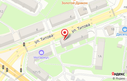 Студия красоты на улице Титова на карте