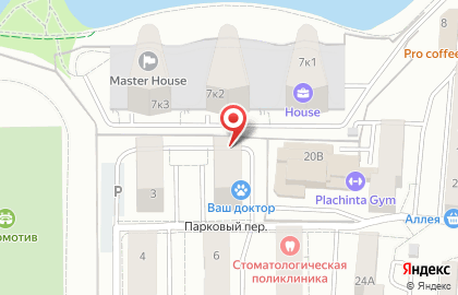 МАГ в Парковом переулке на карте