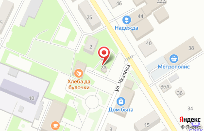Евросеть на улице Чкалова на карте