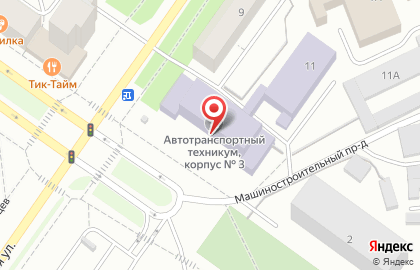 Петрозаводский Автотранспортный Техникум на улице Ленинградской на карте
