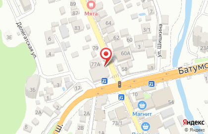 Кафе-сувлачная Олимп на Армавирской улице на карте