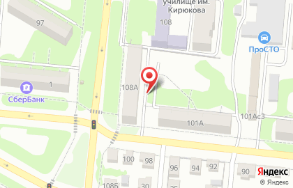 Строящиеся объекты, ОАО Мордовпромстрой на улице Гагарина на карте