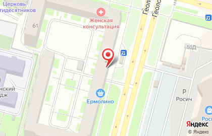 Лабораторная служба Helix на Фёдорова, улица на карте