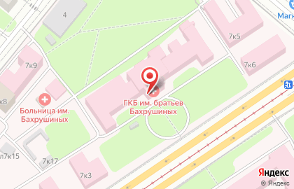 Клинико-диагностическая Лаборатория гкб # 33 им. А.л. Остроумова на карте