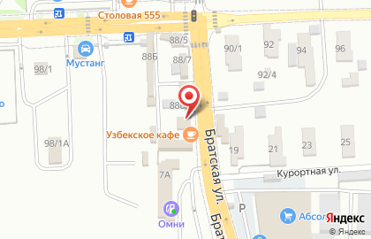 АвтоРио на Братской улице на карте