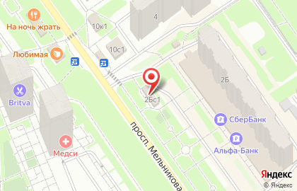 Крымское подворье на карте